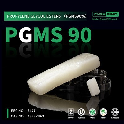90 τοις εκατό PGMS γαλακτωματοποιητής White Waxy Mass E477