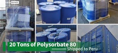 20 τόνοι Polysorbate 80 αποστέλλονται στο Περού