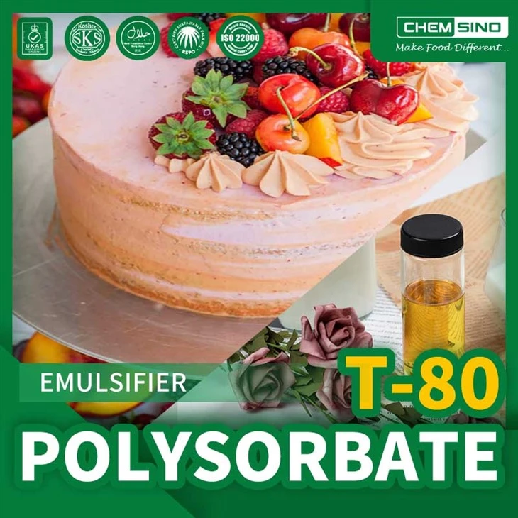 Polysorbate 80: Ο περιζήτητος γαλακτωματοποιητής για υψηλής ποιότητας θρεπτικά προϊόντα ΑΡΙΘΜΟΣ CAS.9005-65-6