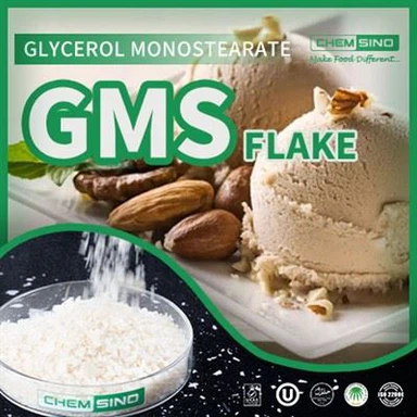 CAS Αρ.31566-31-1 GMS 40 Flake Glycerol Monostearate 40 Flake