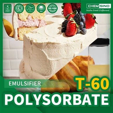 Polysorbate 60: Το κλειδί για λεία γαλακτώματα σε παγωτά και γαλακτοκομικά προϊόντα CAS NO.9005-67-8